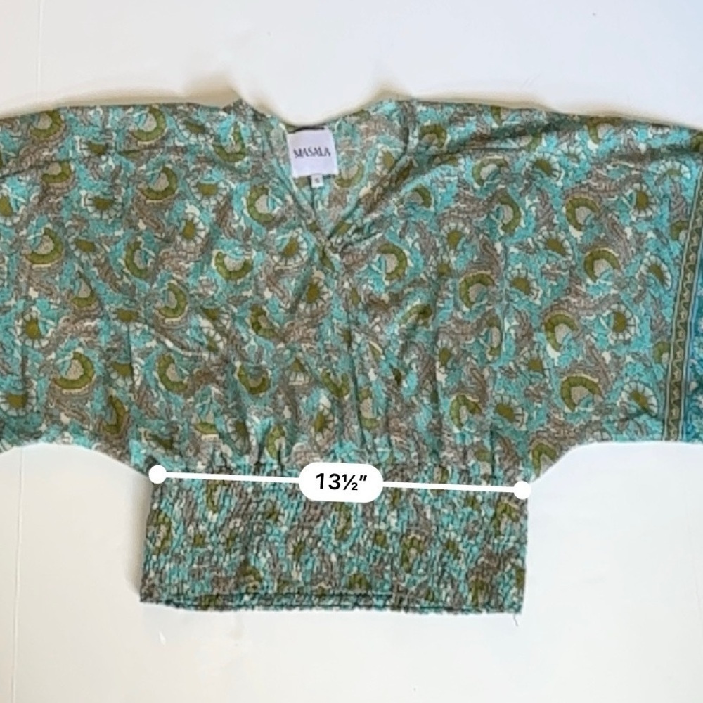 MASALA Blouse  size small - Picture 4 of 5